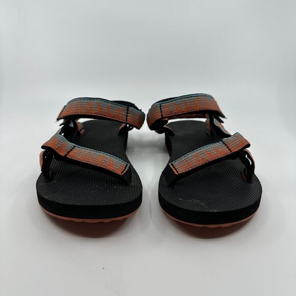 Teva Original Mirage Sandal Universal Atmosphere Carrot Brown/Black Men 6 Hiking - Picture 1 of 7